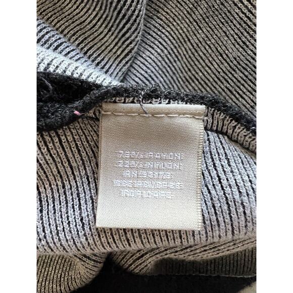 Joan Vass Studio Women's Black Cardigan Open Front Medium Dolman Sleeve - Picture 6 of 7